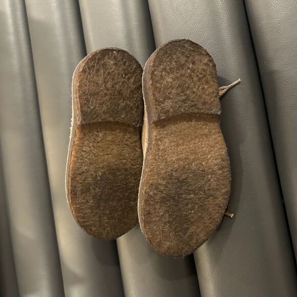 Crewcuts Kids Lace up Suede Ankle Chukka Boots Tan K9 - Picture 4 of 7